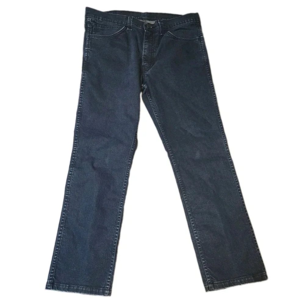 Levis 511 Slim Fit Jeans Mens 36x32 Dark Indigo Blue Stretch Denim Pants 36 x 30